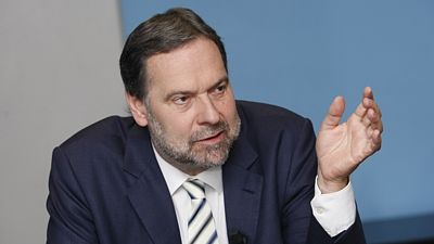 Radek John v Otázkách Václava Moravce Radek John v Otázkách Václava Moravce